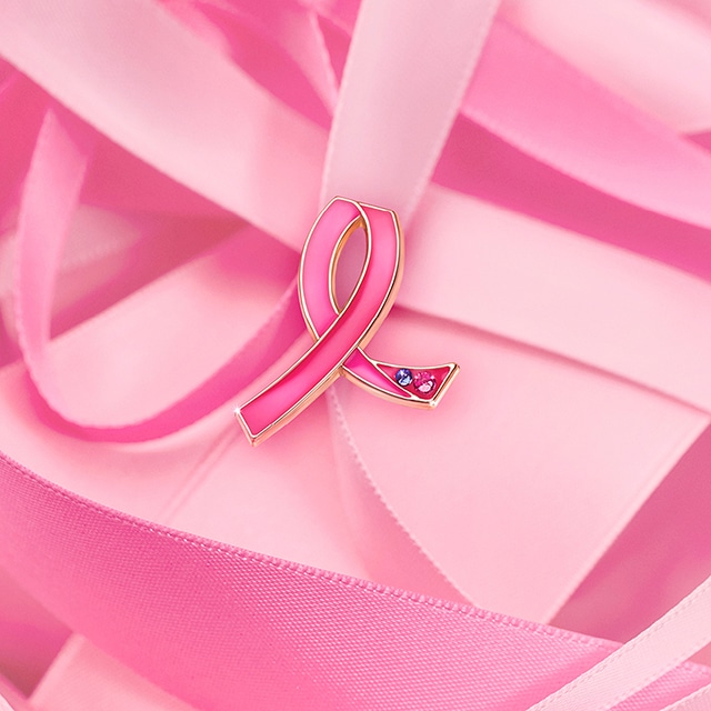 Pink Ribbon Gift Pin - Image 2